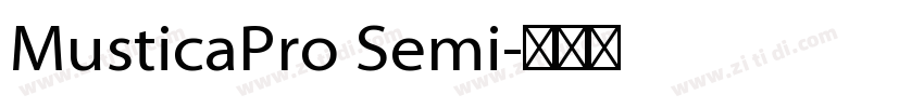 MusticaPro Semi字体转换